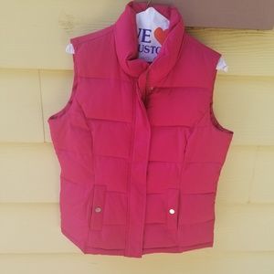 Pink Puffer Vest Coat